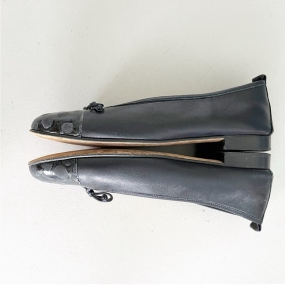 Brunate Leather Italian Made Ballet Flats in Black - Picture 6 of 9